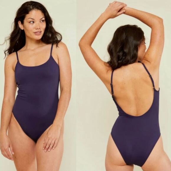 ANDIE Women's Navy Laguna One Piece Swimsuit - Picture 1 of 10